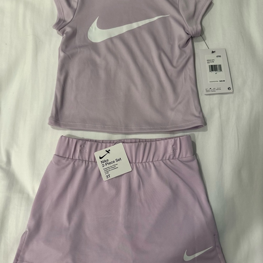 Nike Light Purple Two-Piece Set Skort 3T